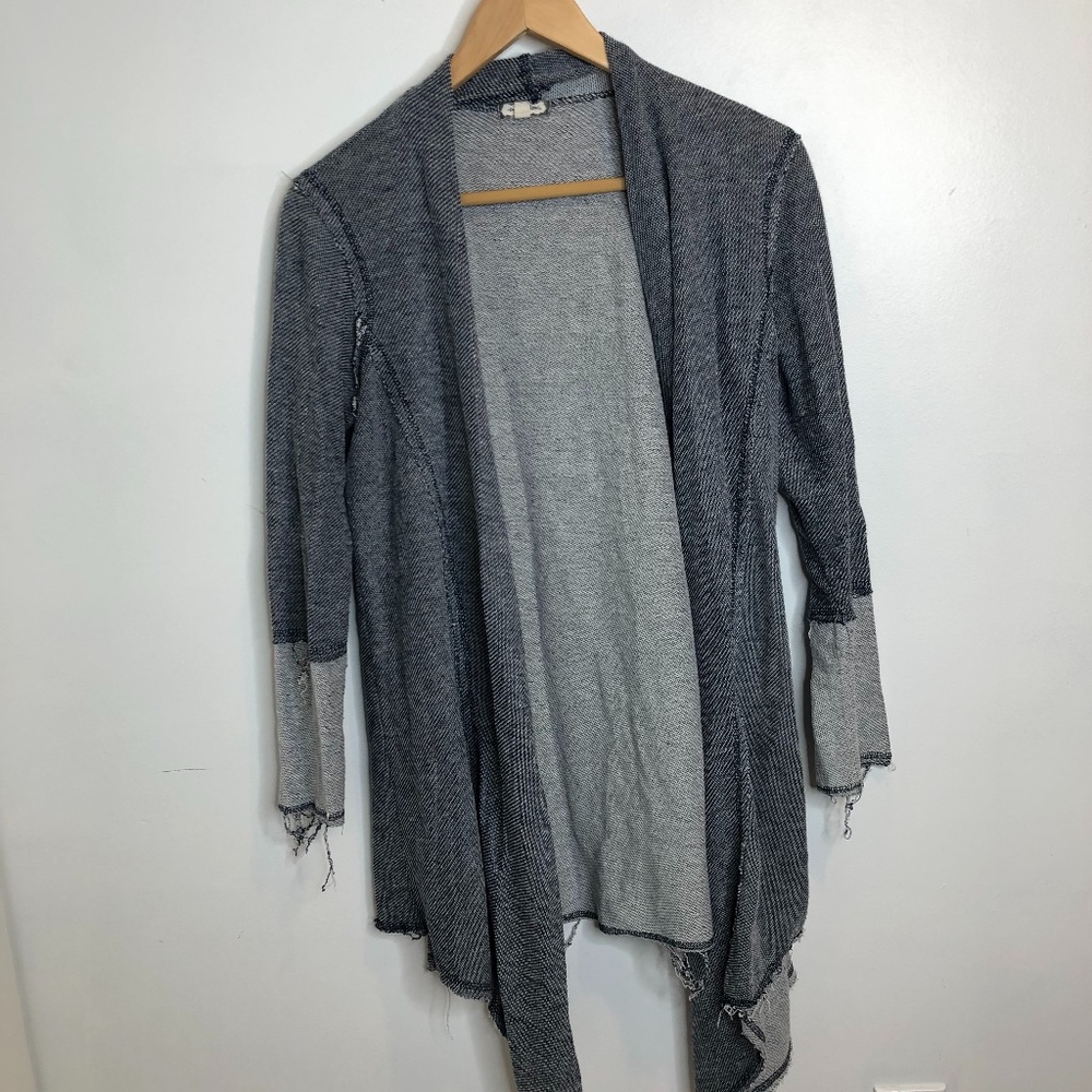 Blue/Gray long cardigan